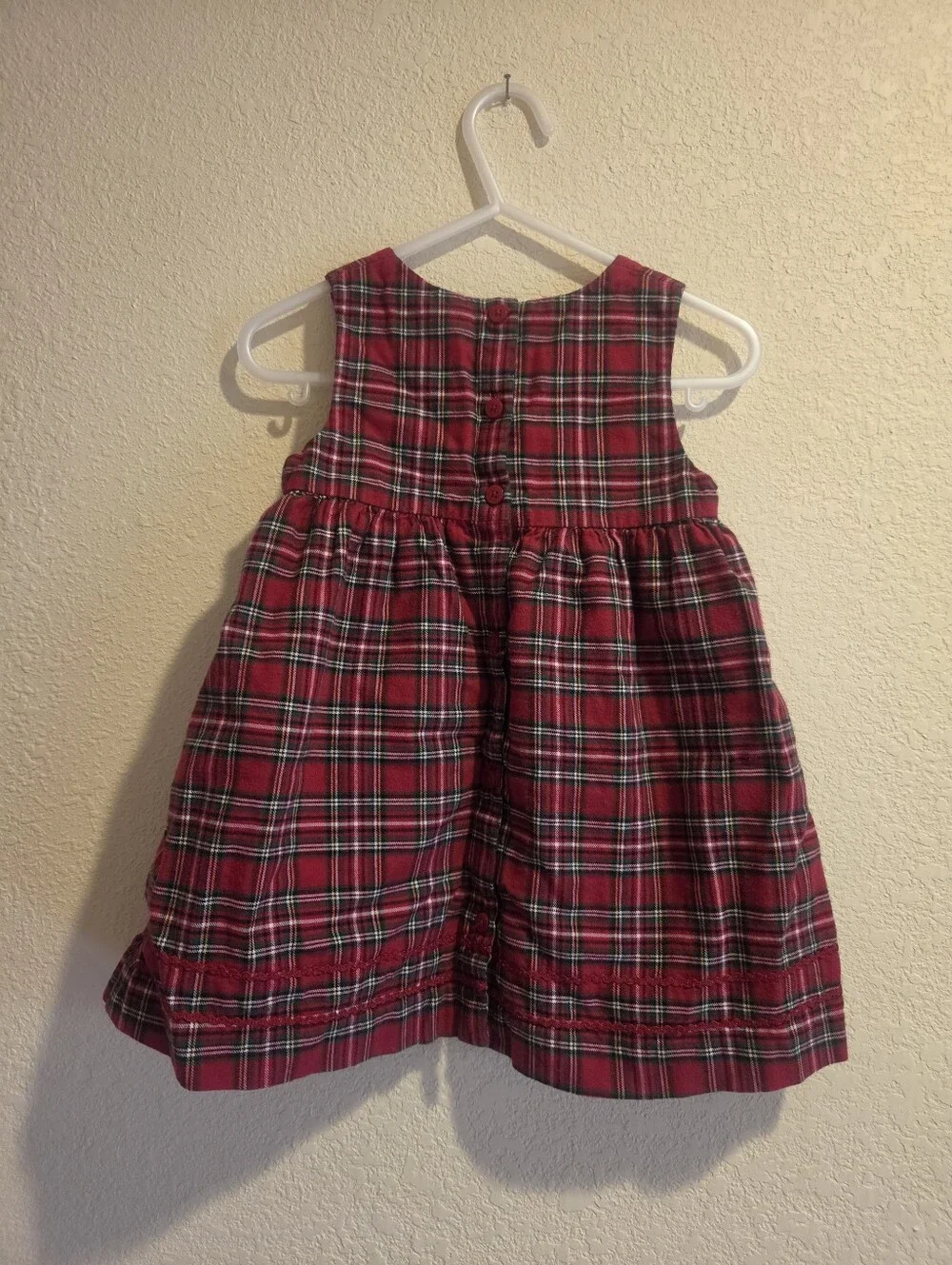 Janie & Jack Red Plaid Dress